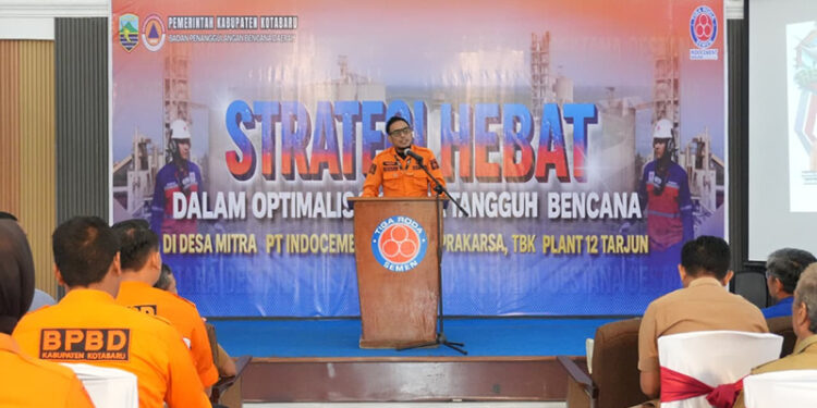 SUASANA sosialisasi tentang Optimalisasi Destana di Club House PT ITP Tarjun.