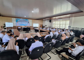 SUASANA Workshop Peningkatan Kapasitas Forum Kecamatan dan Pokja Desa/Kelurahan Sehat di Aula Bapperida Kotabaru, Rabu (22/10).