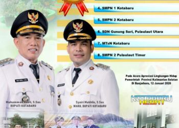 Sejumlah Sekolah di Kotabaru Borong Penghargaan