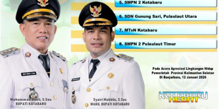 Sejumlah Sekolah di Kotabaru Borong Penghargaan