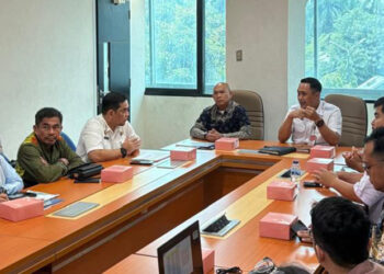 BUPATI Kotabaru Muhammad Rusli saat berkunjung ke Direktorat Jenderal Bina Pembangunan Daerah Kementerian Dalam Negeri, Jakarta, Rabu (28/1).