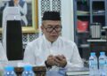 Sekdaprov Kalimantan Selatan, HM Syarifuddin saat memimpin tadarus Alquran selama Ramadhan yang diinisiasi Gubernur Kalsel, H Muhidin