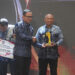 BUPATI Kotabaru saat menerima penghargaan Creative Financing Transformasi Entrepreneur Government.