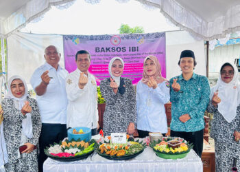 IBI Kotabaru saat menggelar baksos KB dan Imunisasi.