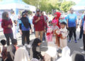WABUP Kotabaru Syairi Mukhlis saat membuka kegiatan SIAGA di kawasan Car Free Day.