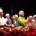 Wakil Gubernur Kalimantan Selatan, H Hasnuryadi Sulaiman bersama Habib Syech saat mengikuti Asam-Asam Bershalawat