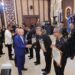 Gubernur Kalimantan Selatan, H Muhidin saat menyampaikan ucapan selamat kepada anggota Polri di lingkungan Polda Kalsel yang menerim penghargaan disela peringatan Hari Bhayangkara ke-80 tahun 2026
