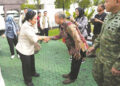 Sekdaprov Kalimantan Selatan, HM Syarifuddin saat menyambut kunjungan kerja spesifik Ketua Komisi IV DPR RI, Hj Siti Hediati Soeharto atau Titiek Soeharto di VIP Room Pemprov Kalsel, di Banjarbaru