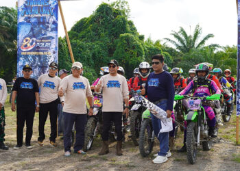 Ratusan Rider Ramaikan Trabas Explore Pulau Laut