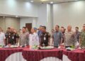Sekdaprov Kalimantan Selatan, HM Syarifuddin saat menghadiri Coffee Morning Forum Koordinasi Pimpinan Daerah (Foropimda) yang diinisiasi Kapolda Kalsel, Irjen Pol Dr Rosyanto Yudha Hermawan, di Banjarmasin