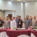 Sekdaprov Kalimantan Selatan, HM Syarifuddin saat menghadiri Coffee Morning Forum Koordinasi Pimpinan Daerah (Foropimda) yang diinisiasi Kapolda Kalsel, Irjen Pol Dr Rosyanto Yudha Hermawan, di Banjarmasin