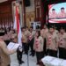 Ketua Majelis Pembimbing Daerah (Mabida) Gerakan Pramuka Provinsi Kalimantan Selatan, H Muhidin saat melantik Ketua Kwarda Gerakan Pramuka Kalsel, Hj Fathul Jannah Muhidin dan pengurus lainnya di Banjarmasin
