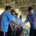 Gubernur Kalimantan Selatan, H Muhidin saat menghadiri pembukaan turnamen sepak bola Gubernur Cup Road to Pangdam XXIITambun Bungai Cup 2026 di Stadion 17 Mei, Banjarmasin