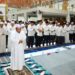 Gubernur Kalimantan Selatan, H Muhidin bersama Wagub, H Hasnuryadi Sulaiman dan Forkopimda serta ulama saat melaksanakan shalat hajat dalam rangkaian HUT ke-81 Kemerdekaan RI dan HUT ke-76 Provinsi Kalsel tahun 2026