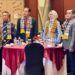 Asisten Bidang Pemerintahan dan Kesra Setdaprov Kalsel, Hj Galuh Tantri Narindra saat menghadiri pelantikan pengurus cabang Persatuan Dokter Spesialis Anestesiologi dan Terai Intensif (Perdatin) Provinsi Kalsel periode 2025-2028