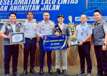 Ralphe Julio Juara III Pelajar Pelopor Keselamatan LLAJ