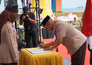 Bupati Rusli Tegaskan Pentingnya Kepramukaan